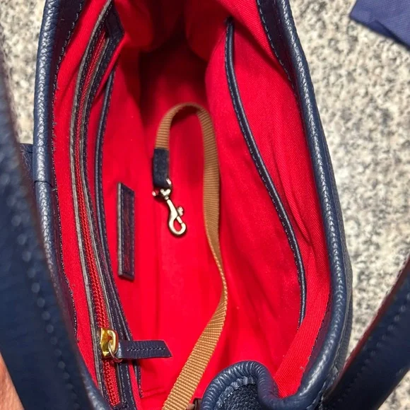 Dooney & Bourke Navy Blue Satchel - Picture 6 of 7